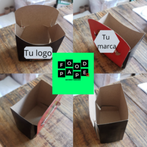 contenedor para papas grado alimenticio