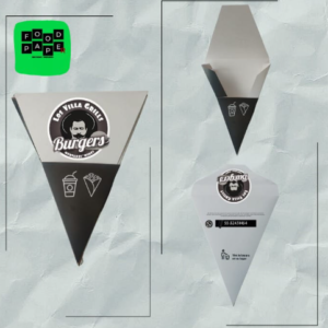 Contenedor-cono para crepas