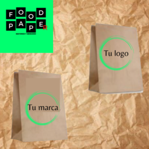 Bolsa Kraft grande una tinta