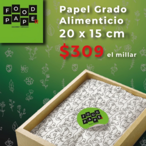 papel alimenticio 20x15