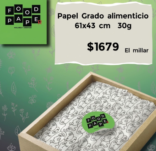 Papel Grado Alimenticio 61×43